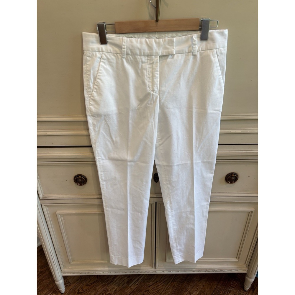 Missoni White Straight Leg Pants Size 32 27" Inseam Summer Beach Classic‎